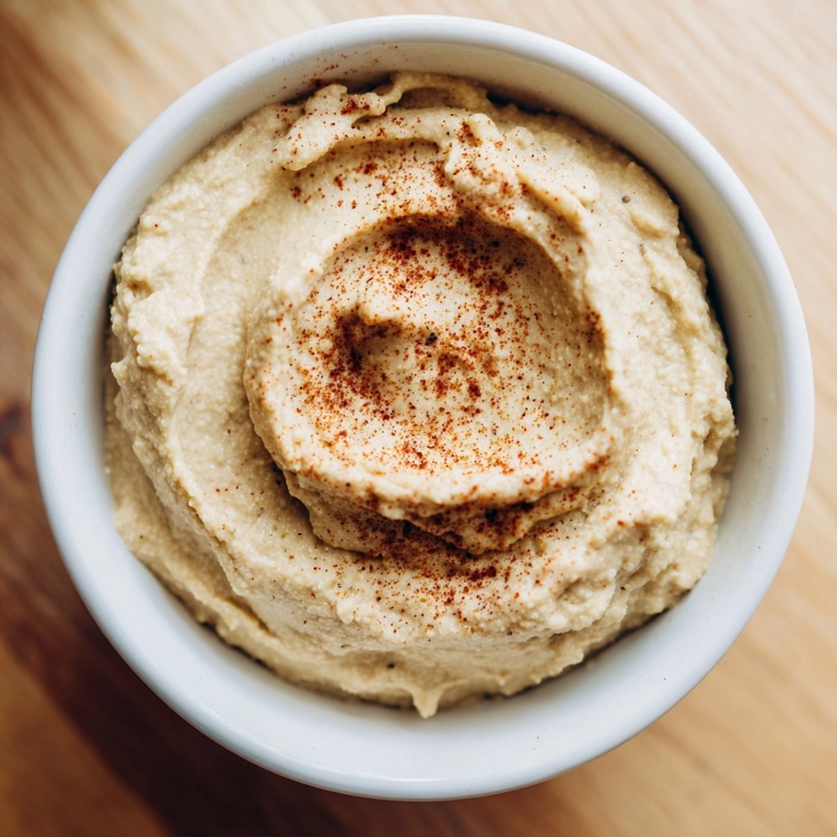 Easy oil-free hummus recipe, blending chickpeas, tahini, and lemon for a flavorful vegan snack.