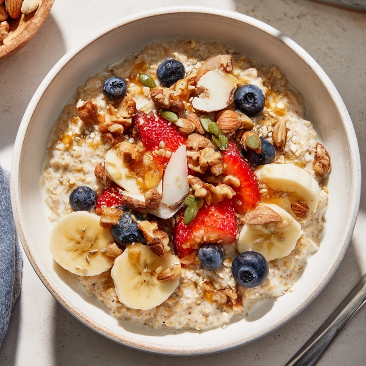 Easy Maple Oatmeal Power Bowl recipe: a delicious and healthy breakfast loaded with goodness.