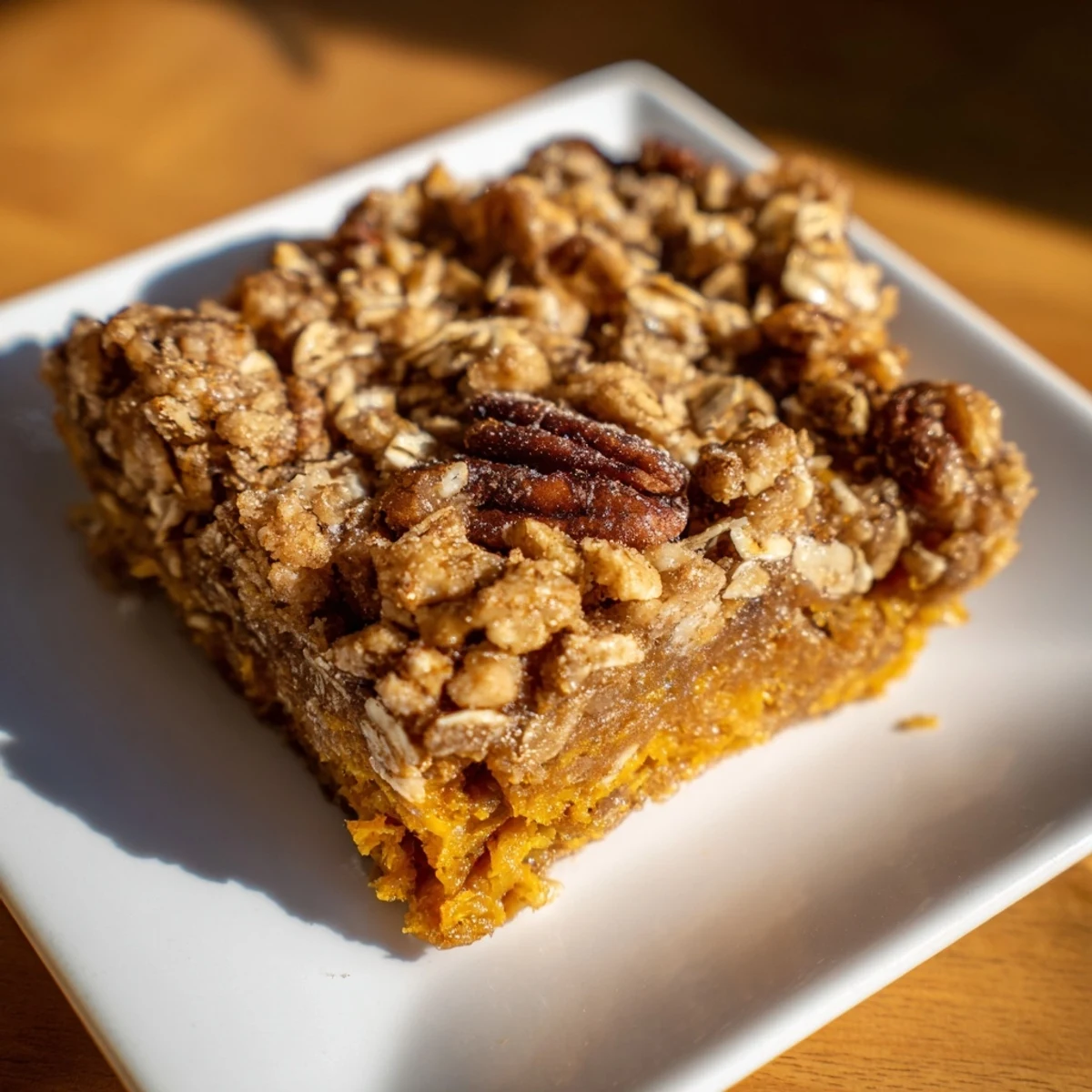Crisp Spiced Pumpkin Bars