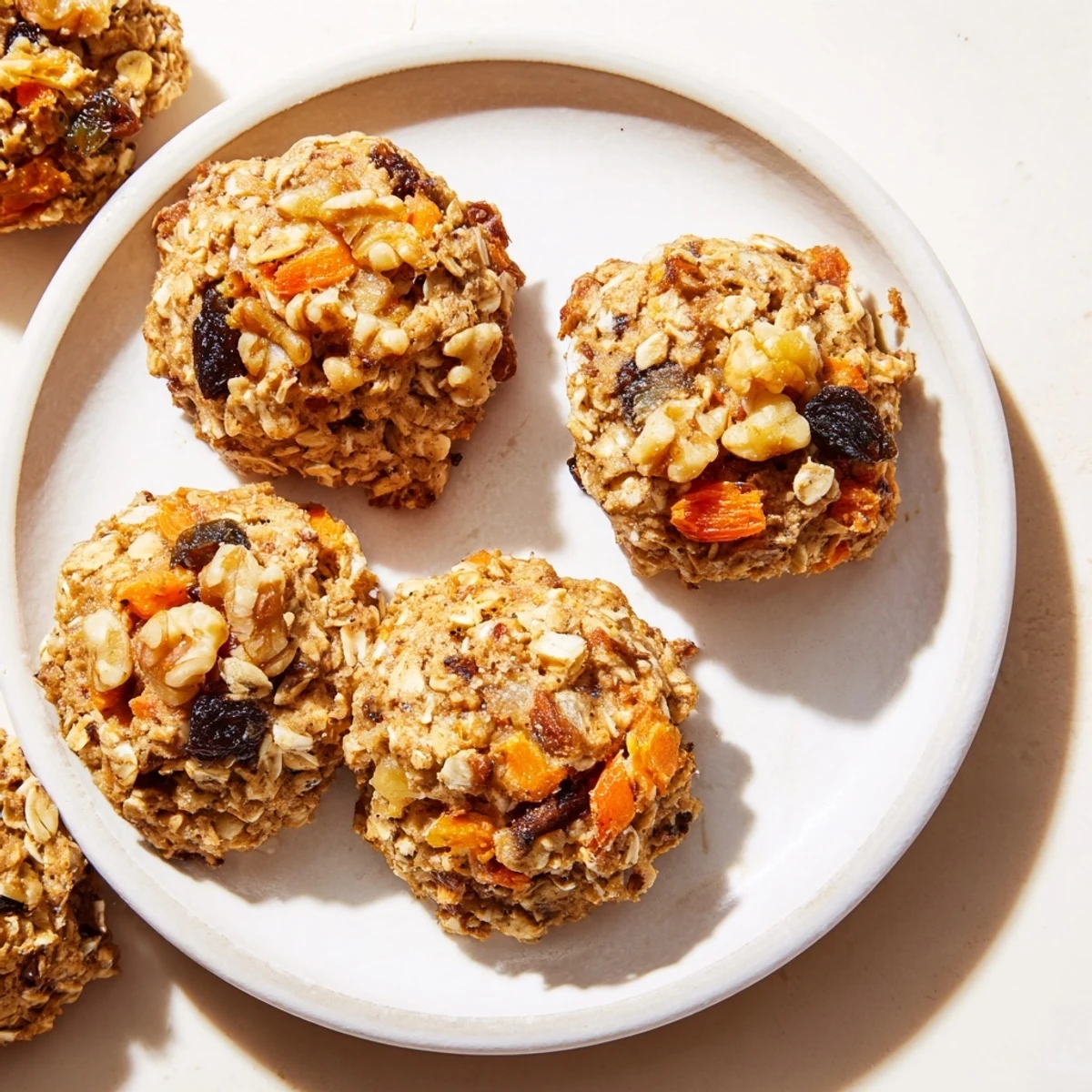 Soft Winter Veggie Cookies nestled on a baking sheet, golden brown and ready to enjoy.