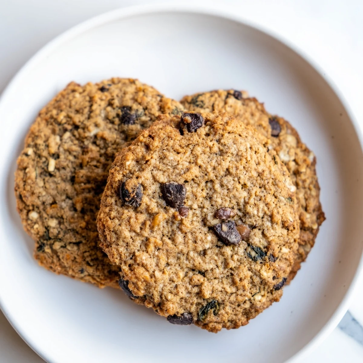 Golden-edged Cozy Kale Cookies offer a delightful, wholesome treat, warm from the oven.