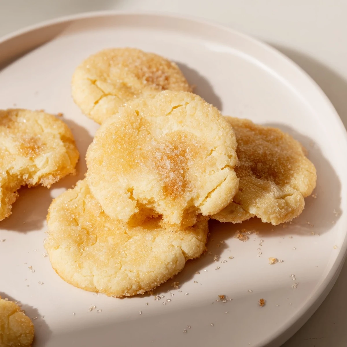 Golden, bubbly New Year Maple Cookies, fresh from the oven, offering a delightful maple aroma and sweet taste.