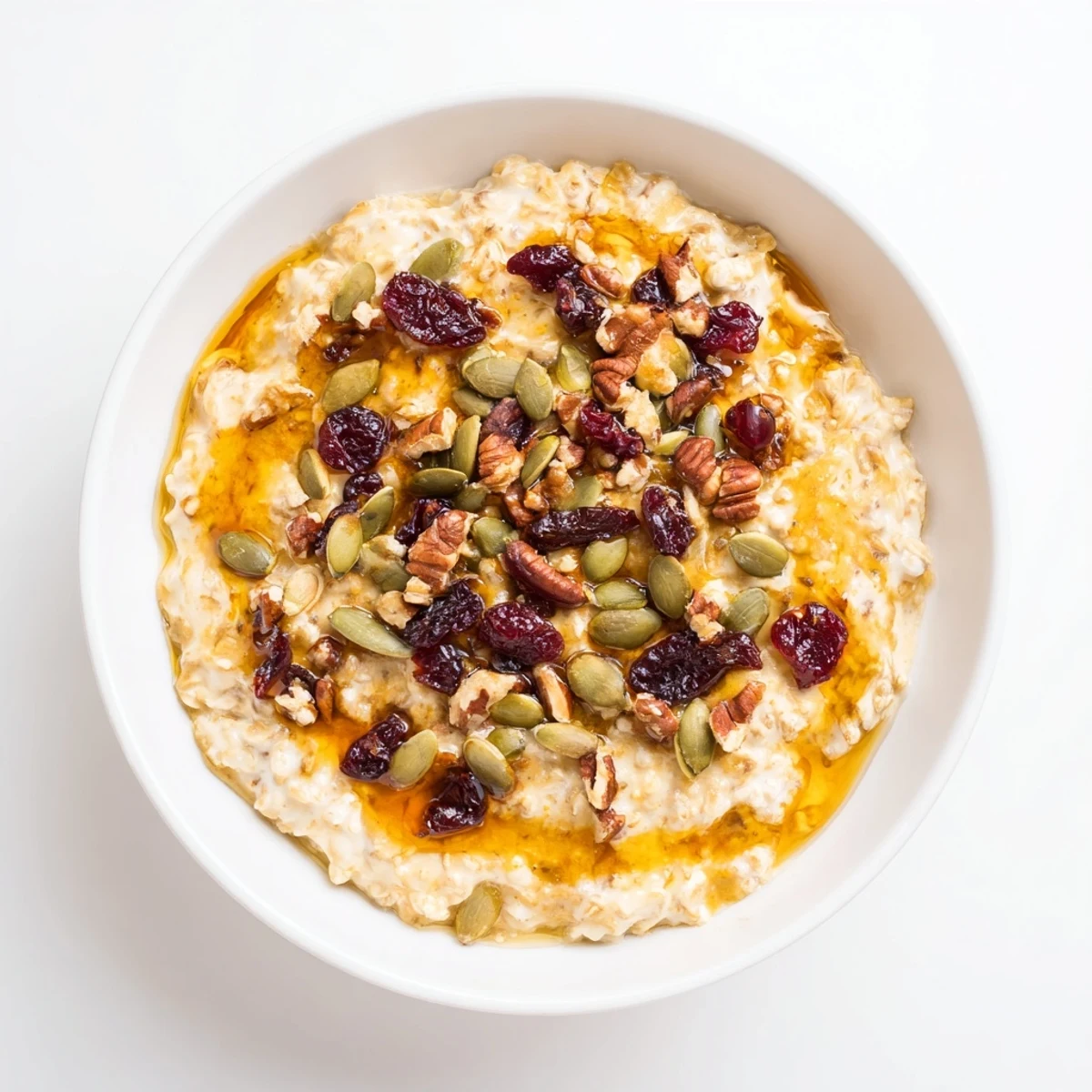Warm Wholesome Pumpkin Porridge in a bowl with hints of cinnamon and nutmeg, a comforting breakfast.