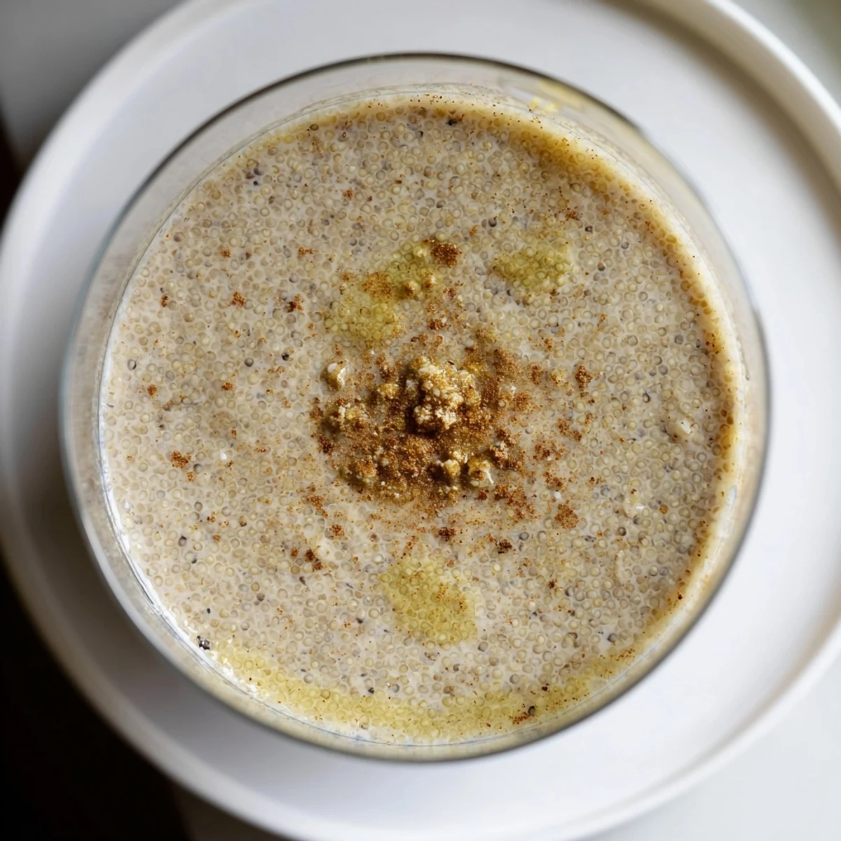 This healthy and delicious Cozy Quinoa Smoothie includes a creamy texture and warm spices.