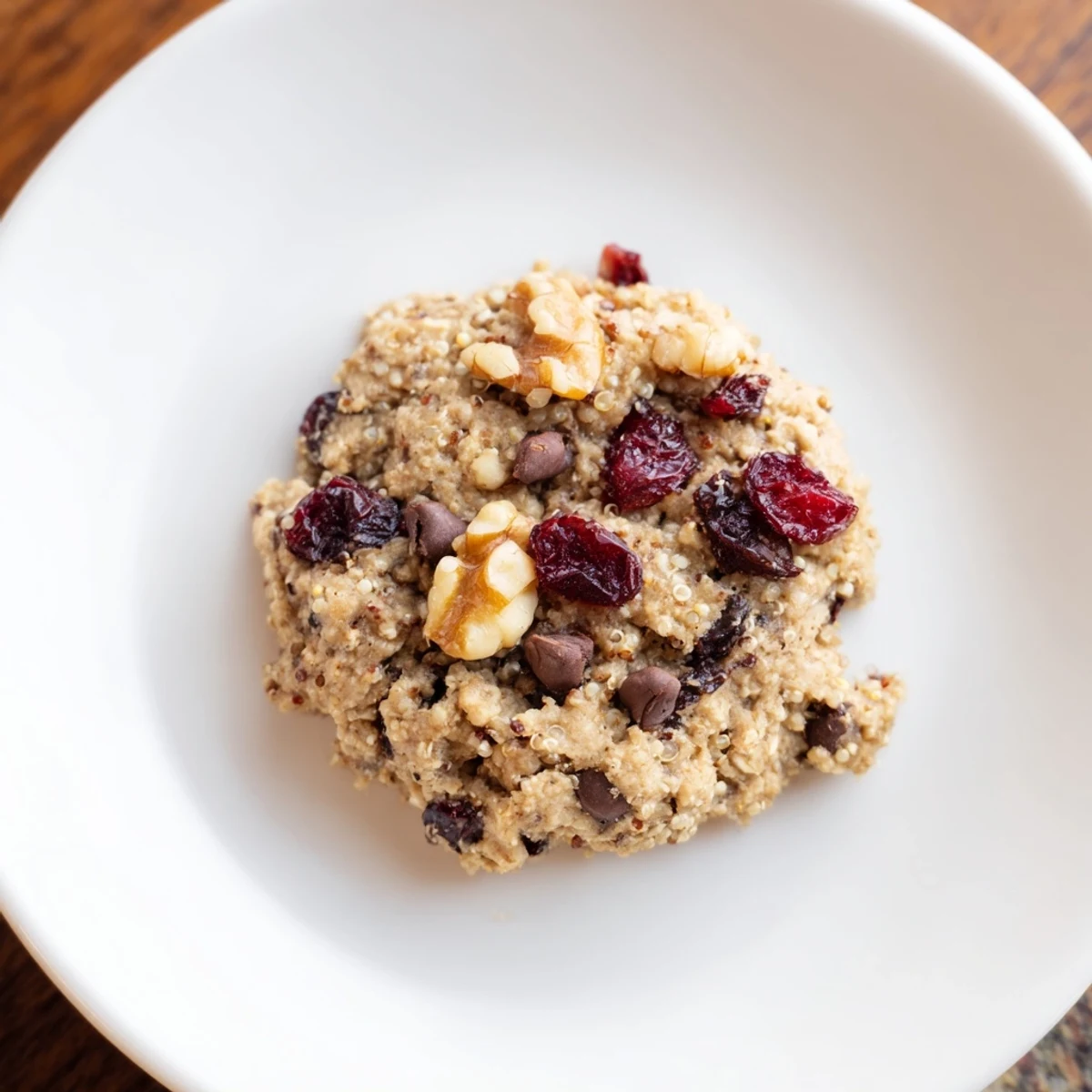 Freshly baked Winter Quinoa Cookies, gluten-free and ready for a cozy afternoon snack, are inviting.