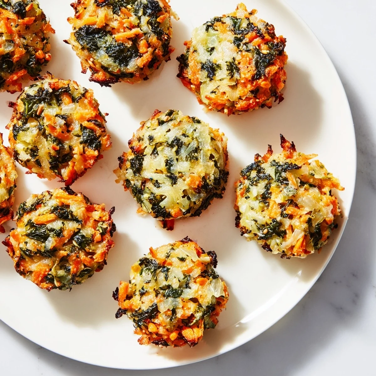 These flavorful wholesome kale bites feature cheese and fresh kale, offering a tasty vegetarian snack option.