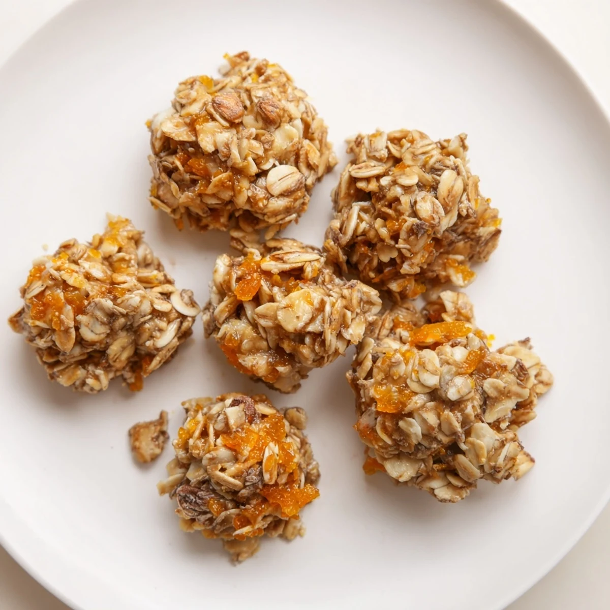 Perfectly formed Wholesome Citrus Clusters, showcasing the bright citrus glaze and a nutty, wholesome base.