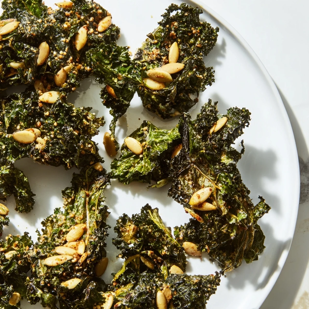 Winter Kale Crunchy Bites