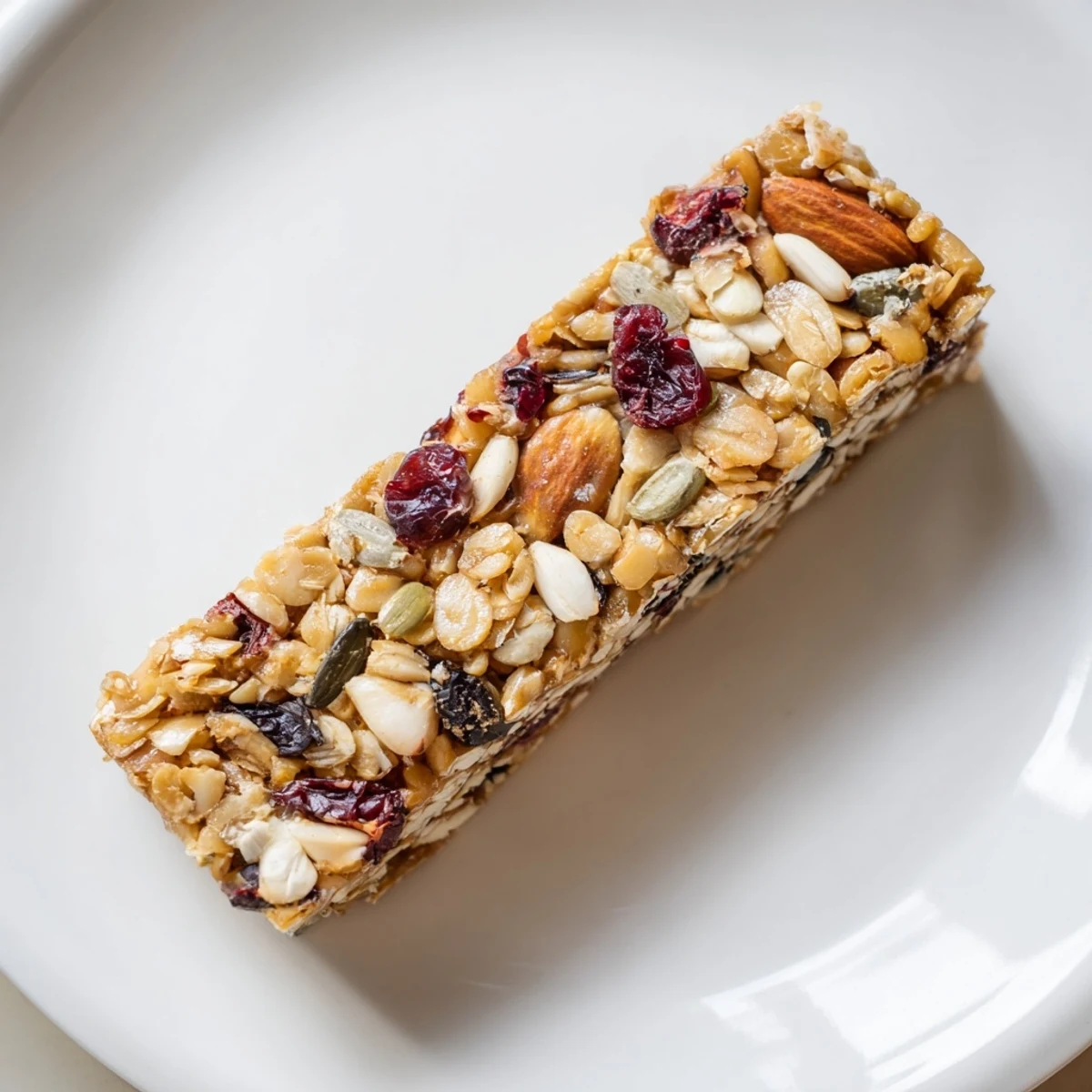 Close-up of freshly cut Fresh Lentil Bars, showing the texture and delicious ingredients.