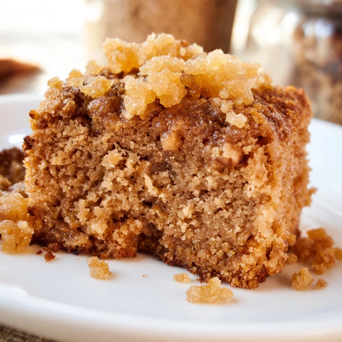 Fresh Ginger Bars cooling on a wire rack with a soft, crumbly texture and sparkling sugar topping.