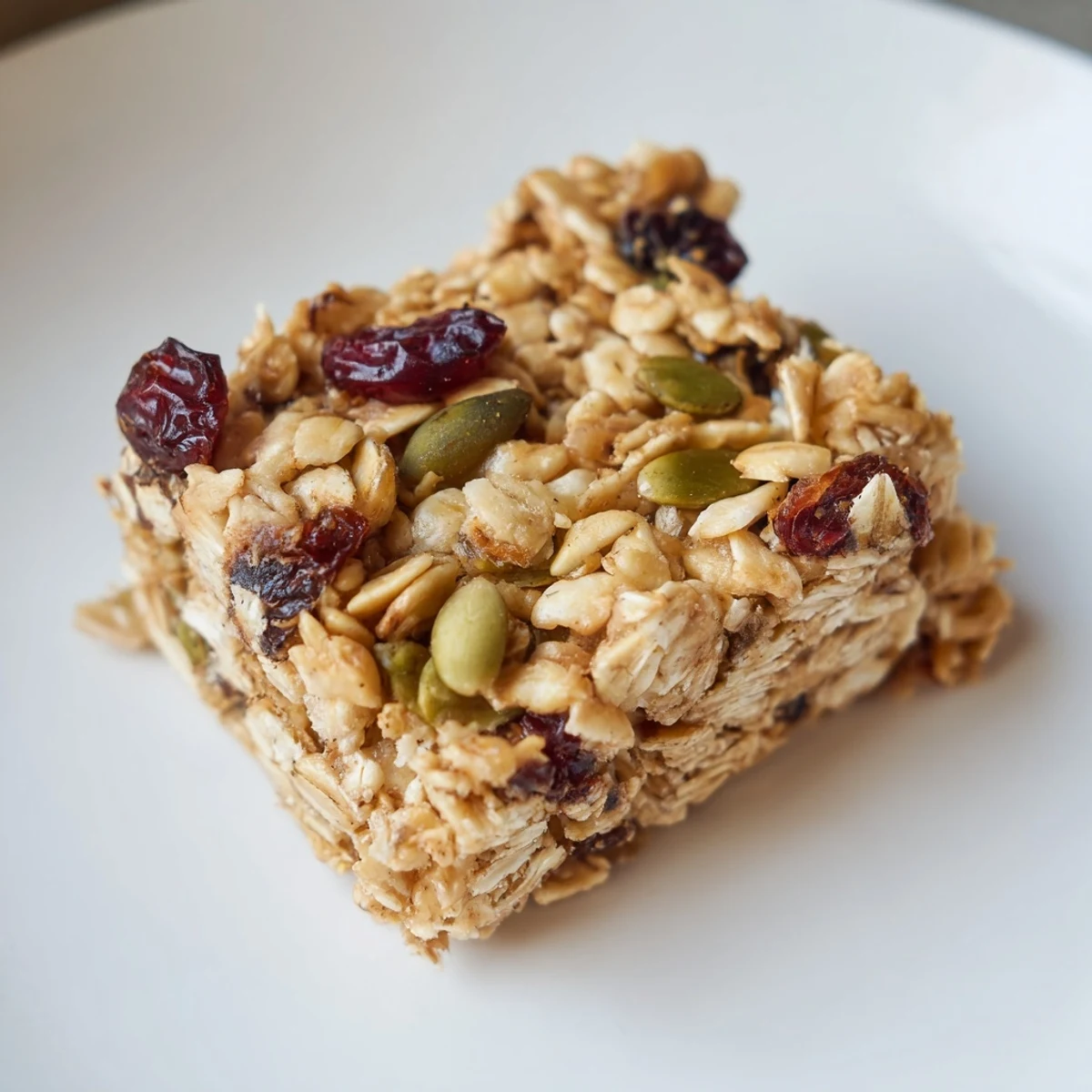 Chewy, wholesome Vegan Oat Bars cooling on a tray, ready for a healthy on-the-go snack.