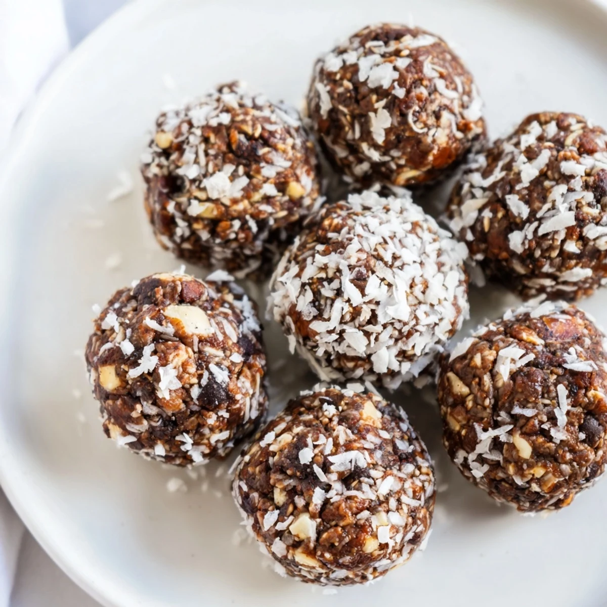 Golden winter light illuminates homemade Winter Cacao Bites, dusted with cacao powder and resting on parchment paper for a cozy snack. 