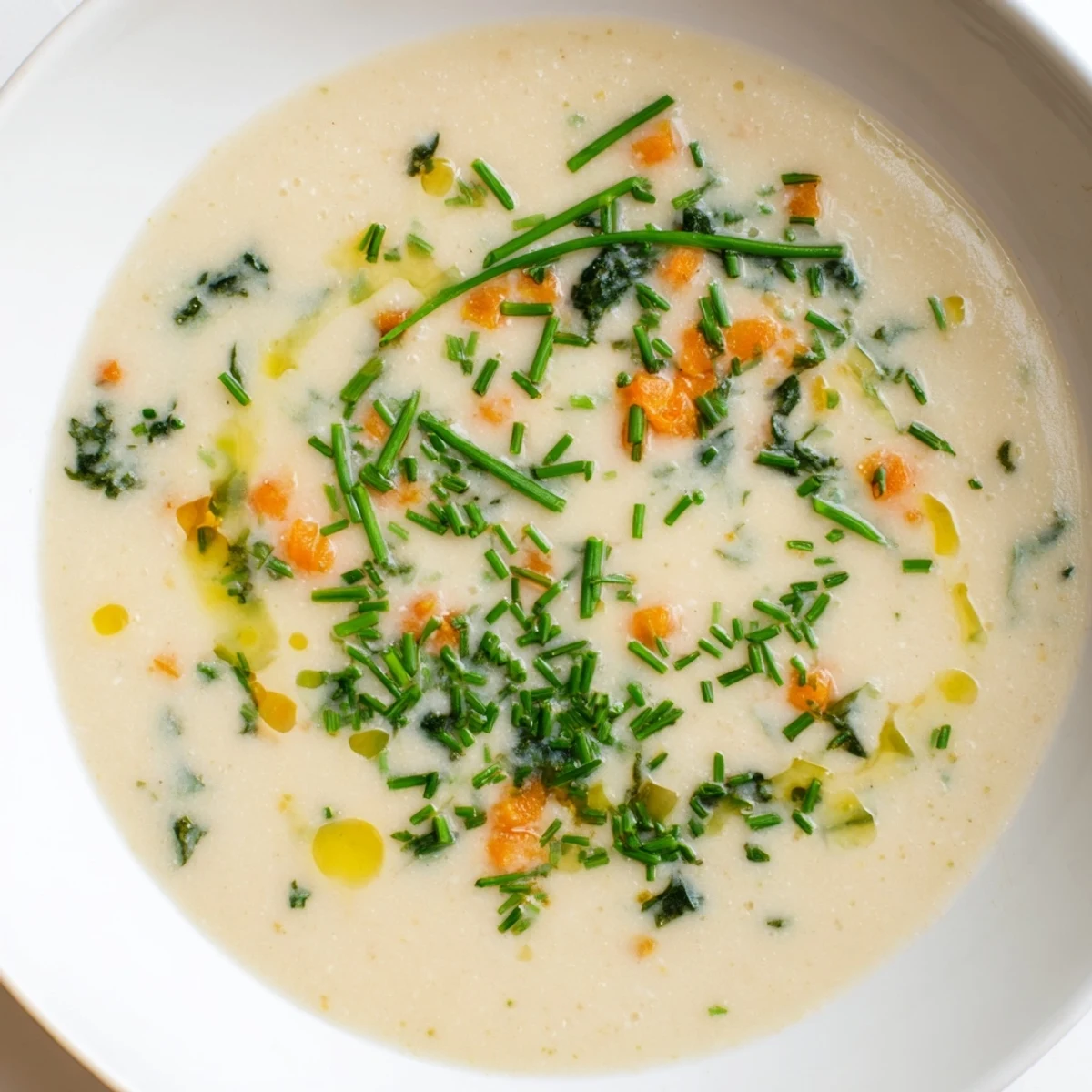 Imagine a hearty white bean and ramp soup, steam rising from the creamy blend, perfect with crusty bread.